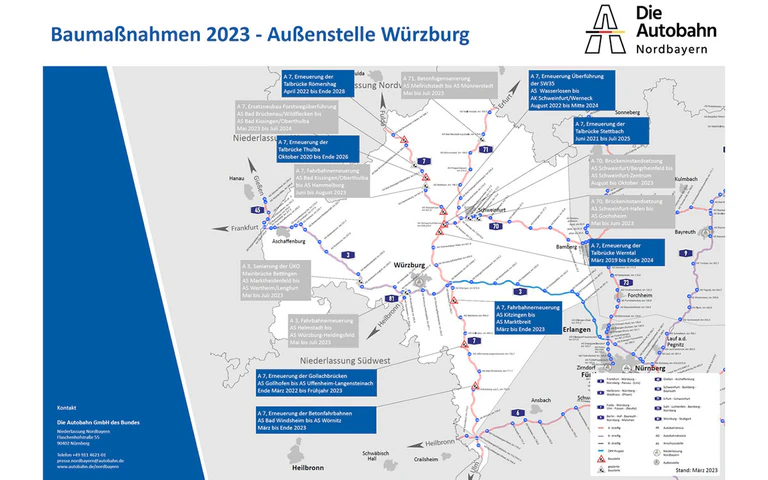 — © Foto: Niederlassung Nordbayern, Autobahn GmbH des Bundes