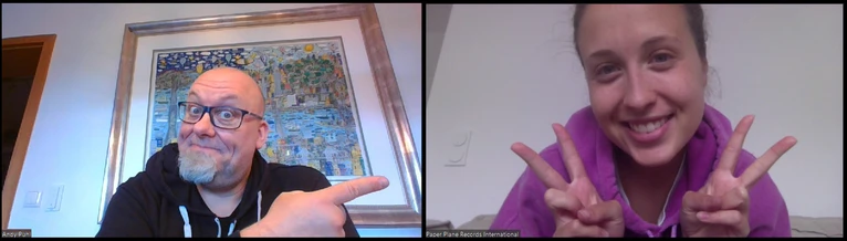  — © 15.04.21: Alice im Home Office Zoom Interview mit Andy Puhl