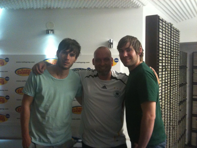  — © 24.06.2010: Johannes und Niels im Gong Studio